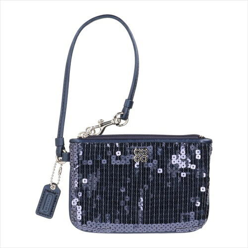 【スペシャル】[コーチ] リストレット COACH Occasion Sequin Small Wristlet 46563 SV/MQ SV/Midnight