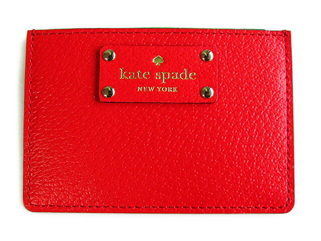 【スペシャル】kate spade ケイトスペード カードケース グラハム ウェルズリー チェリーレッド【新品】kate spade Graham (WLRU1147) Wellesley cherryliqr