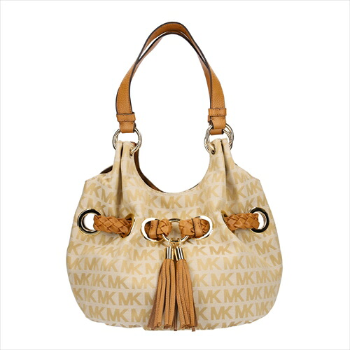 [マイケルコース] バッグ MICHAEL Michael Kors BRAIDED GROMMET LG SHOULDER 38S7GBGL3J BG/CAM/DKTAN