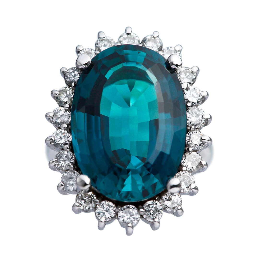 楽天市場】プラチナグリーントルマリン リングサイズ11号 サイズ変更可