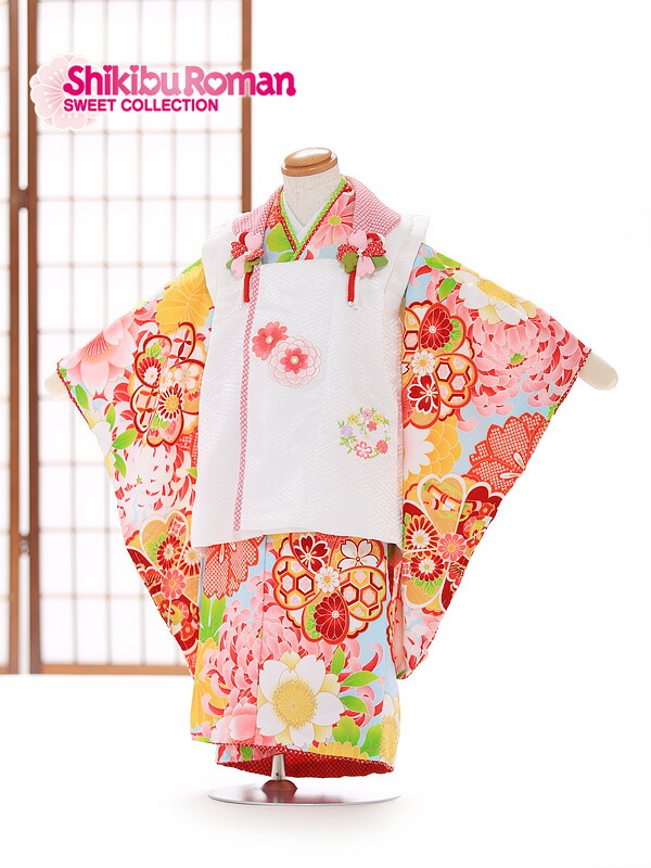 楽天市場 七五三 着物 ３歳 レンタル 女の子 七五三 衣装レンタル 式部浪漫 Shikiburoman ひふレンタル 七五三 3歳 女の子 被布レンタル 身長９０cm １００cm 着付けマニュアル付き３泊４日レンタル 往復送料無料 Jk3211 黄色 ブランド 着物ネット