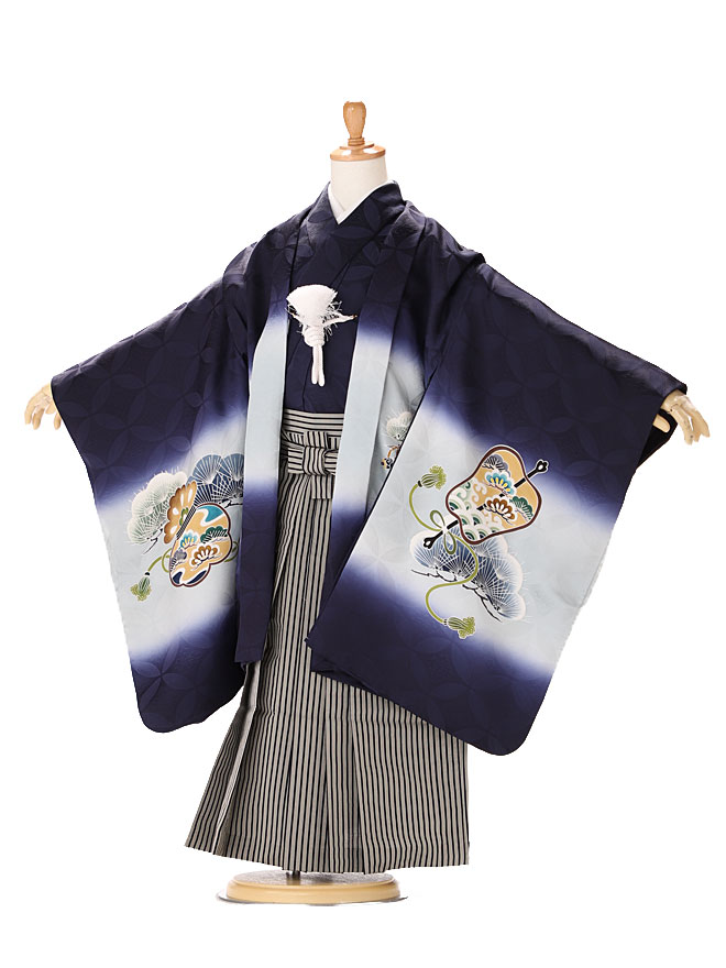 楽天市場】【正絹】絹のきもの【七五三 男の子 着物セット 5歳