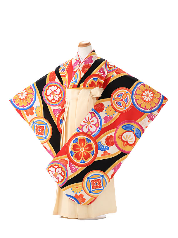 海外限定 着物 レンタル 卒園式 女の子 Hk7235 往復送料無料 園児 幼稚園 7歳 6歳 身長115cm 125cm 着物レンタル 白椿袴 黒色 花わらべ 袴 モダンスタイル Aryavartposts Com