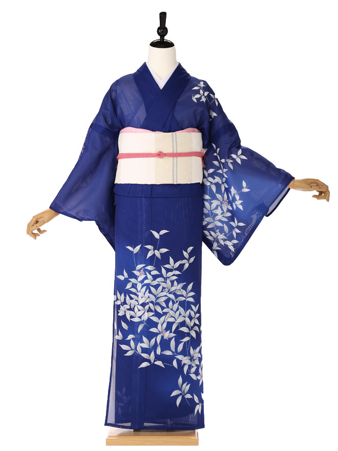 夏 訪問着 レンタル 絽 訪問着 夏用 フルセットレンタル 絽 着物 レンタル 夏 夏着物【7月8月】153cm-163cm サマー summer　夏きもの 【結婚式】【披露宴】【wedding】【発表会】青 kt5099【レンタル】 8,316円