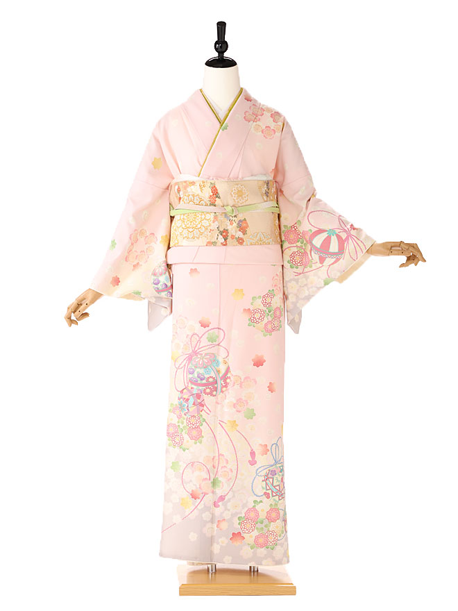 訪問着　4点フルセット 209 難あり　絞り　正絹 七五三 お宮参り 結婚式 レンタル】訪問着セット JAPAN STYLE 日本製 結婚式 卒業式 入学