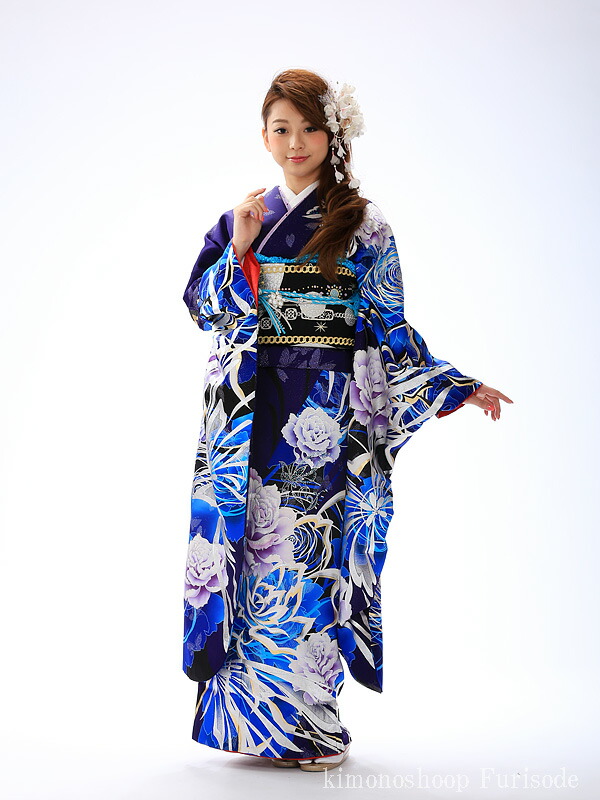 アゲハ 振袖レンタル 振袖 袴 青 ギャル ふりそで 振袖 黒留袖 レンタル きもの 成人式 かっこいい Furisode 二十歳のお祝い せいじんしき ２０歳 女性 着物 Fa0412振袖結納 結婚式 着物ネットレンタルkimonoshop 成人式 振袖レンタル ギャル着物 アゲハ 青