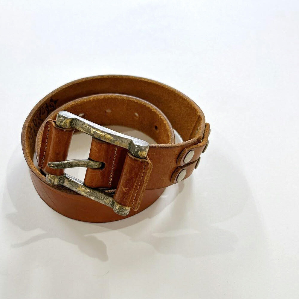 BE-LOW THE BELT ビーロウザ ベルト 金色バックル レザーベルト B-LOW THE BELT ベルト 「B-LOW BELT/ビーローザベルト」with