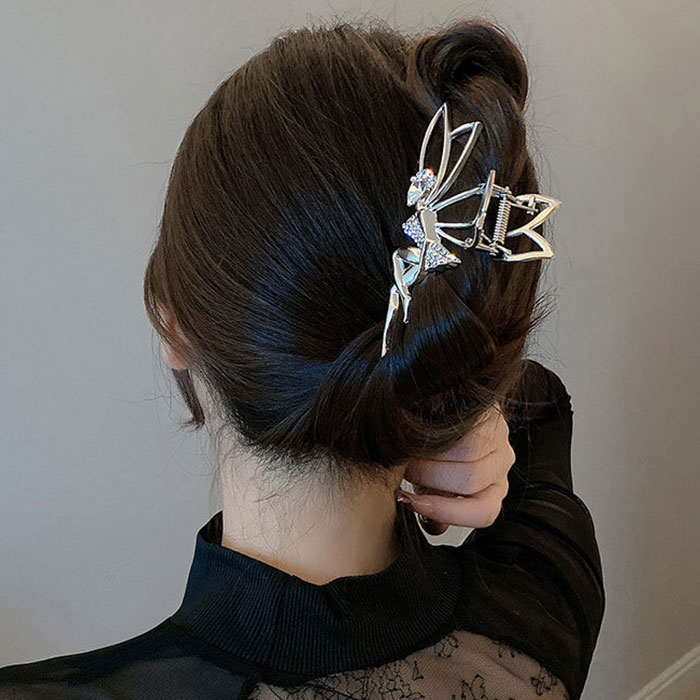 楽天市場】白鳥ヘアクリップ キラキラ ゴージャス セレブ バンス