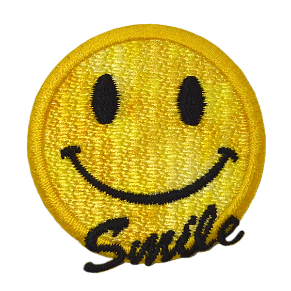 楽天市場】【楽天ランキング受賞】 ワッペン ミニ 刺繍 アイロン接着 smile スマイル ニコちゃん にこちゃん アイロンワッペン 手芸 ワッペンデコ  ワッペンカスタム かわいい 入園 入学 わっぺん アップリケ あっぷりけ wappen : レアリーク