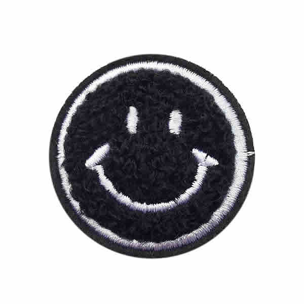 楽天市場 スマイル ワッペン デニム 刺繍 アイロン接着 縦6cm 横6cm ニコちゃん にこちゃん Smile アイロンワッペン 手芸 かわいい 入園 入学 わっぺん アップリケ あっぷりけ Wappen レアリーク