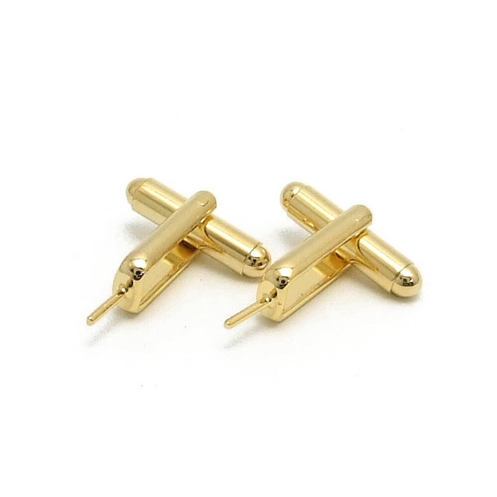 安政二分金のカフスボタン 楽天市場】1ペア入【 5mm 芯立カフスボタン Ni/シルバー】【295