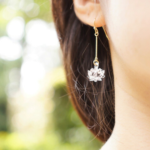 楽天市場 Hario ピアス リリー ハリオ アクセサリー ゴールド ギフト 小物 レディース おしゃれ ハリオランプファクトリー ガラス ハンドメイド Hap L 002 Red Cabin