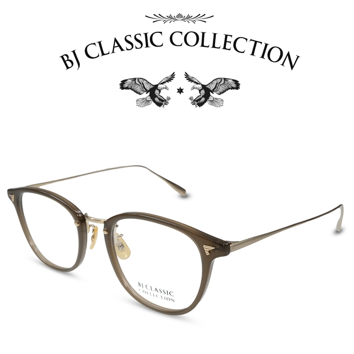 Bj Bj Classic Collection Collection正規取扱店 ブラウンオリーブ 眼鏡 サングラス レディース C 152 6 Combi Classic Com 548nt Com 548nt ブラウン マットゴールド Bjクラシックコレクション 度付きメガネ 伊達メガネ メンズ レディース 本格眼鏡 メガネ