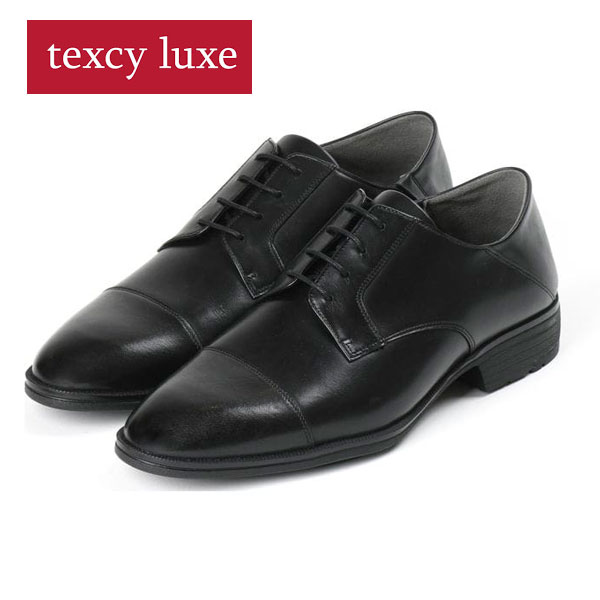 テクシーリュクス TU-8017 厚底 Uチップ 24.5 TU-8017(24.5cm ブラック): texcy luxe（テクシーリュクス