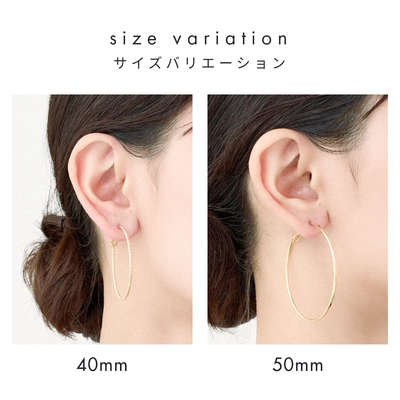 ピアス18金ポストK1818K金属アレルギー対応フープピアス(太)日本製キャッチレスワンタッチ真鍮上品リングメタル小ぶり大ぶり小さい大きいゴールドシルバーレディースオフィスカジュアルフォーマルシンプル送料無料
