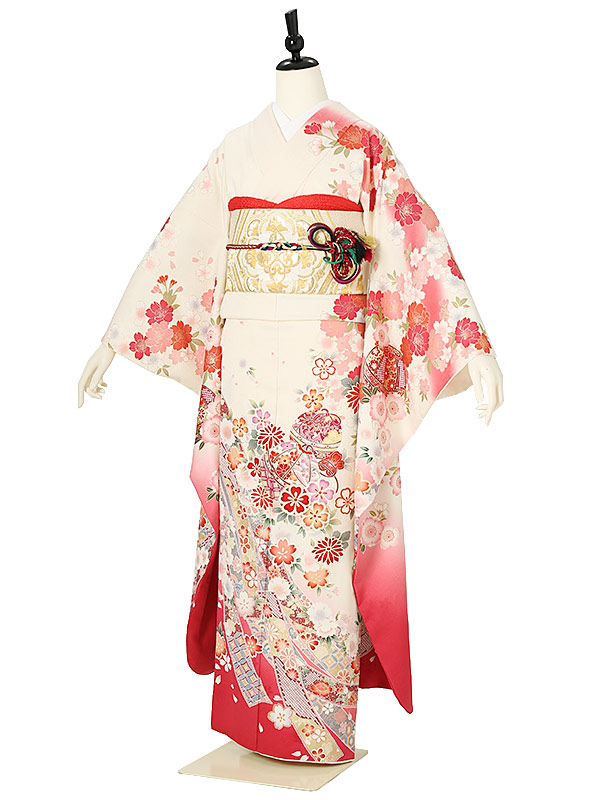 成人式 振袖 レンタル レンタル 振袖レンタル フルセット 成人式 Ac0157 白 ピンク 花模様 成人式 振袖 レンタル 貸衣裳 袋帯 草履 バック 振袖 レンタル ふりそで 女性和服 フリソデ 着物 きもの 新品足袋プレゼント 送料無料 Sermus Es