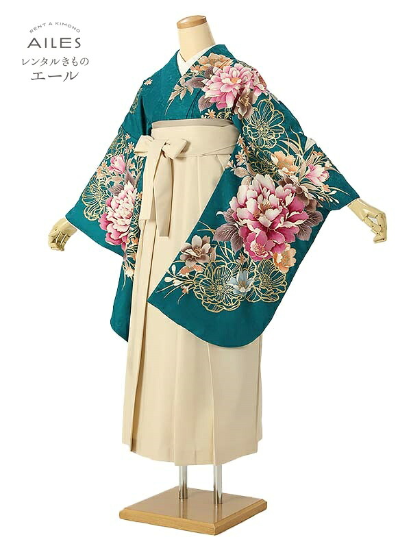 角帽 専門職授業時間生 卒 【賃借】 卒賃借袴 女袴賃借 AG0443 ターコイズブルー サクラ色 名取り草 卒袴 御召しもの賃借 卒式 初等学校卒式 賃借フルセット 女袴 袴 賃借 女 新品足袋差し上げ物 【往復貨物輸送無料】