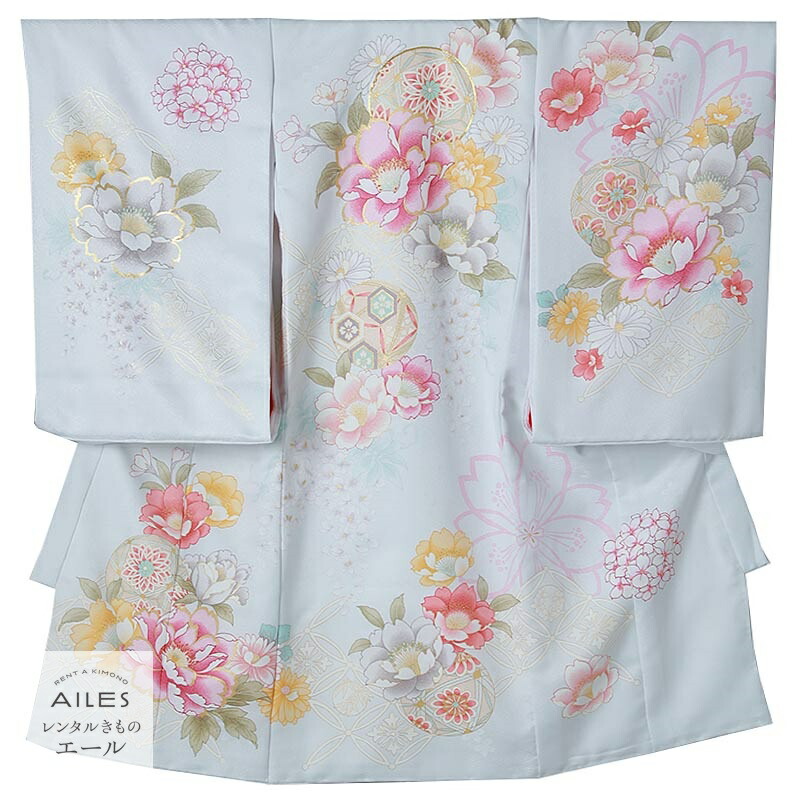 産着 御嬢さん【賃借】産着うしろ帯賃借 AM0133 薄水色 鞠 名取り草 七宝 うしろ帯 産着 賃借 お宮参り 産着賃借 祝着賃借 初着 可愛らしい うしろ帯 赤んぼう 祝する映画化 御召しもの 産着 赤んぼう御召しもの 御嬢さん かぶり笠よだれかけ仕掛ける賃借 貨物輸送無料
