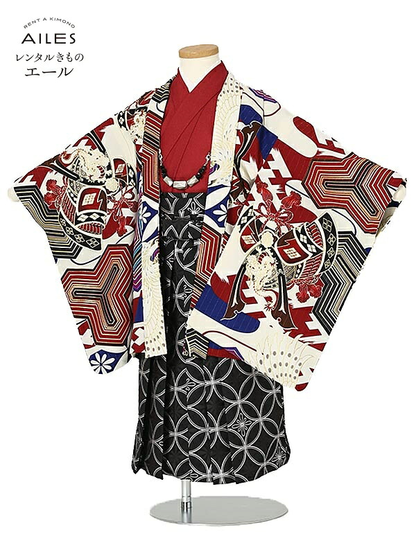 七五三 着物【レンタル】 かんたん七五三 3歳 袴レンタル AO3091 えんじ 黒 鷹 龍 ジャパンスタイル 男児 七五三袴 レンタル 七五三 きもの 3歳 羽織袴 袴セット 着物 3才男の子 人気柄 子供 着物 男の子 753 七五三 かっこいい 人気 新品足袋プレゼント
