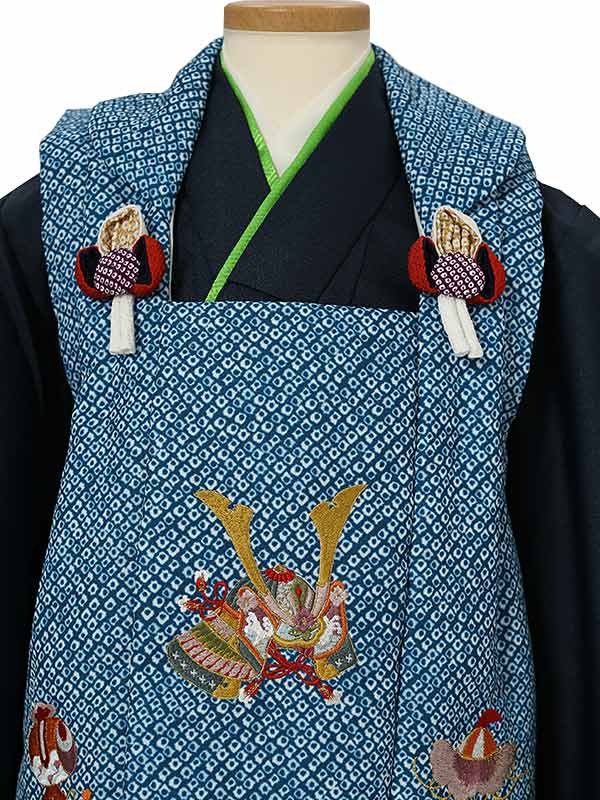 七五三 男の子 着物セット 羽織 袴 5歳 羽織袴 10点セット 男児 販売 羽織袴セット 黒 無地 地模様 シック Eb0140 キモノ錦 通販 Yahoo ショッピング