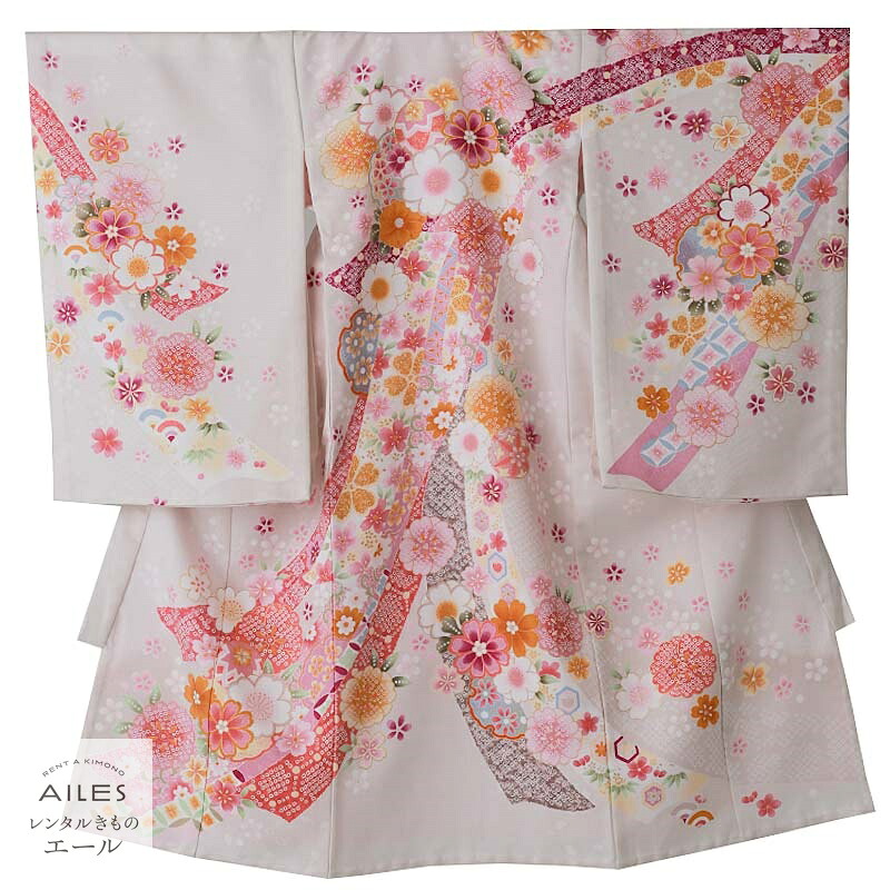 お宮参り うしろ帯 夏用 【賃借】御嬢さん産着(夏)0027 象牙色 桜 花飾りつけ 好いたらしい 冷やりとした 単衣 長襦袢袖なし 夏 うしろ帯 お宮参り 産着賃借 掛け着 よだれかけ 祝着賃借 産着 一般受け 初着 うしろ帯 赤んぼう 祝する映画化 rental もの言う花かぶり笠仕掛ける賃借付 夏物