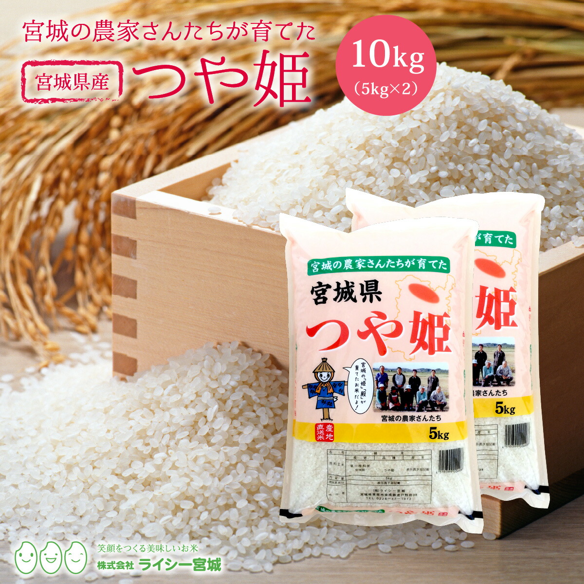 楽天市場】新米 つや姫 米 20kg 送料無料 宮城県産 令和6年産 《20kg（5kg×4袋）》 白米 お米 20kg 米20kg 米20キロ 宮城県  つやひめ 国内産米 精米 単一原料米 検査米 ブランド米 産地直送 : 株式会社ライシー宮城