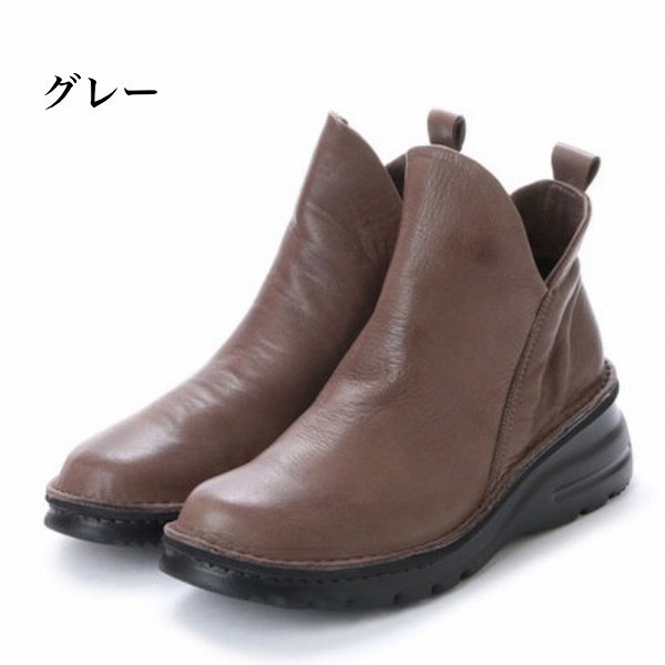 【楽天市場】日本製 本革 ショートブーツ レディース ブーツ ショート ローヒール フラット 歩きやすい 痛くない 4E 幅広 軽量