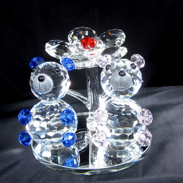 楽天市場】クマ ガラス ルータスきらきらくまさん ガラス