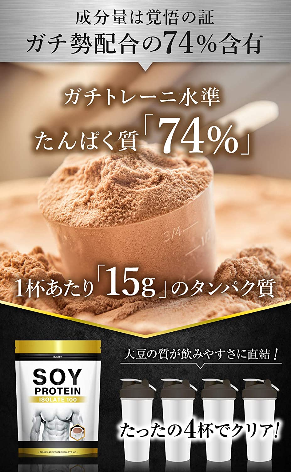 楽天市場 ダイエット プロテイン ソイプロテイン 1kg ソイプロテイン ダイエット 女性 ココア Isolate100 幸せラボ 送料無料 Bulkey バルキー Nile Official