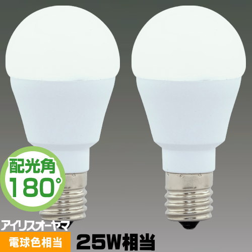 楽天市場】アイリスオーヤマ LDA4N-G-E17-4T52P LED電球 小形電球形
