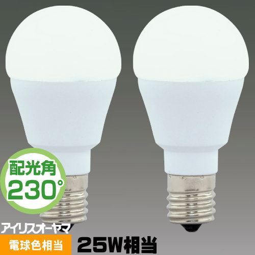 楽天市場】アイリスオーヤマ LDA7L-G-E17-6T6 LED電球 小形電球形 E17