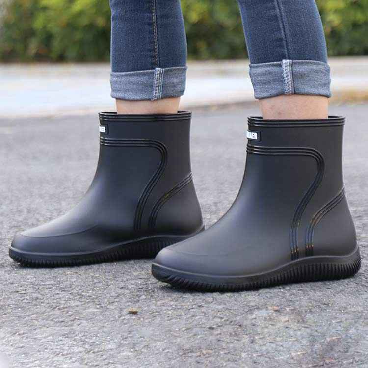 レインシューズ メンズ 梅雨対策 カジュアル ショート丈 レインブーツ 雨靴