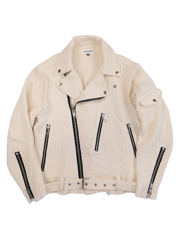 【送料無料】A puzzling home(パズリングホーム)～GAUZE RIDERS JACKET～｜Amboy