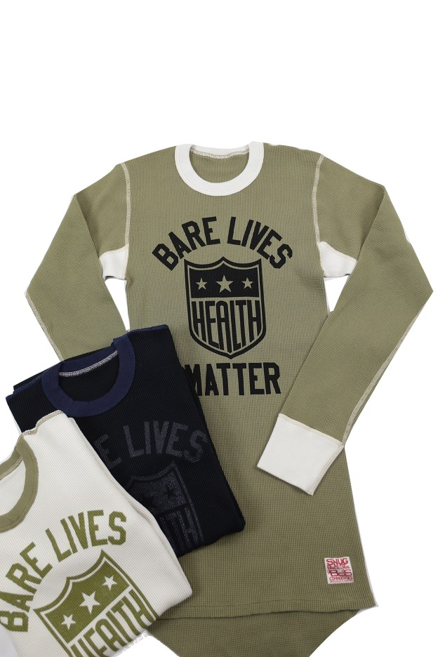 【送料無料】Bo's Glad Rags(ボーズグラッドラグス)~Two-Tone Printed Thermal"Health Shield"~|Amboy