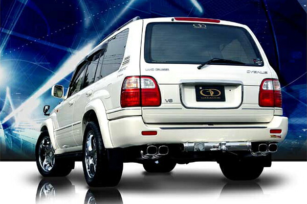 GANADORVertex SUSマフラー105&times;90(LRW)スクエアスリット(GD-100)ランドクルーザー100/シグナス・GF/GH-UZJ100W｜4WD＆SUV PROSHOP ＲＶ ＳＨＵＥＩ