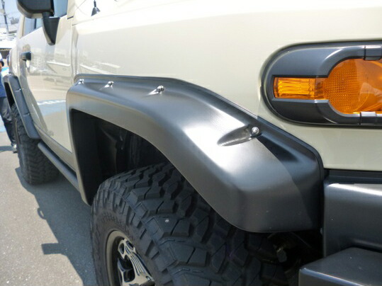 fjクルーザー 新品　純正オーバーフェンダー トヨタ FJクルーザー 07y-12y ワイド オーバーフェンダー 1台分