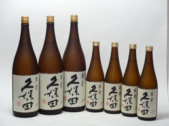 【最大2000円オフクーポン26日1:59迄】久保田7本セット 朝日酒造 久保田(萬寿1800×3本 萬寿720×4本)|贈り物本舗じざけや