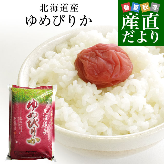 令和6年産 北海道産 ゆめぴりか 5キロ お米 北海道米 送料無料