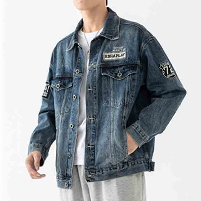【ジャケット・アウター】Gジャン メンズ 心地よい ジーンズ上衣 前掛け