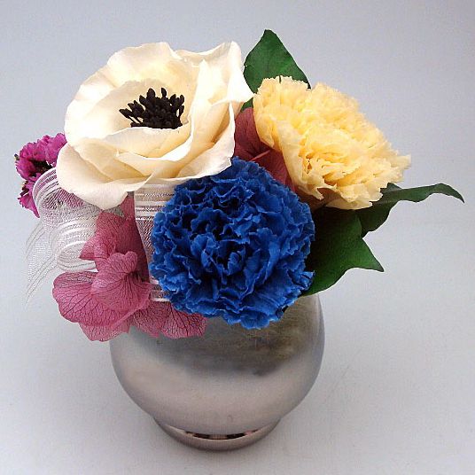 プリザーブドフラワー 仏花 アレンジ お供え用 中 2