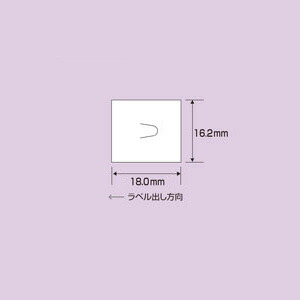 SATO(サトー)ハンドラベラーDuobeler216用標準ラベル216-3【赤一本】■100巻■強粘・弱粘