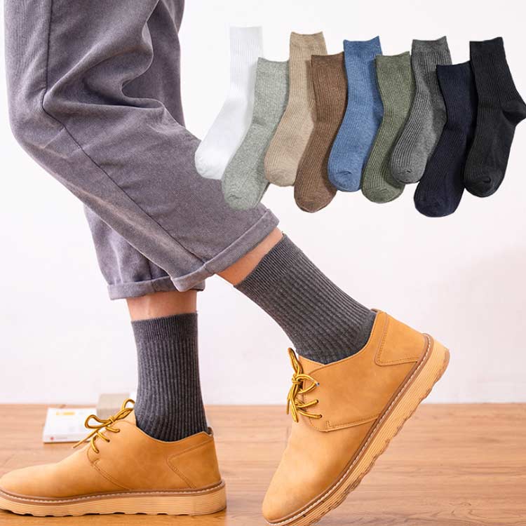 楽天市場 送料無料 5足組 靴下 メンズ ソックス ビジネスソックス コットン カジュアル アウトドア ビジネス スポーツ 靴下 男性靴下 抗菌防臭 中厚手 無地 柔らか 防寒 通勤 通学 男性 メンズファッション おしゃれ 秋冬 Amoremio 楽天市場店