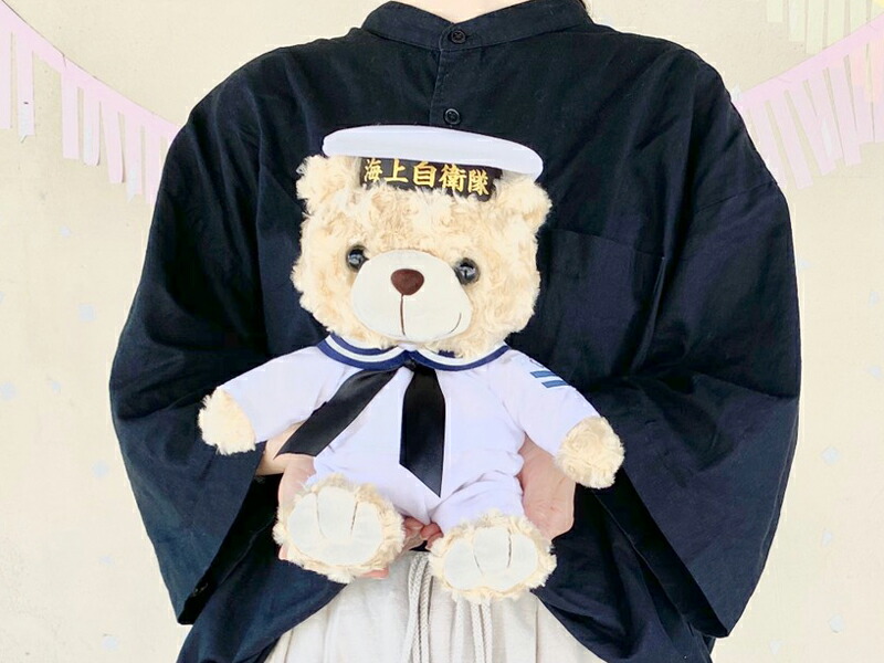楽天市場】自衛隊 グッズ 海上自衛隊 セーラーベア ぬいぐるみ 35cm