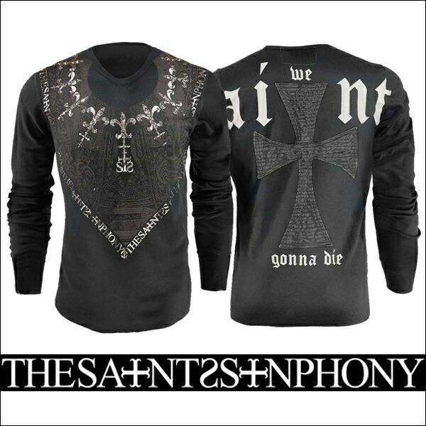 THE SAINTS SINPHONY ラインストーン 長袖 ロンT Tシャツ 楽天市場】THE SAINTS SINPHONY ロンt メンズ セインツ
