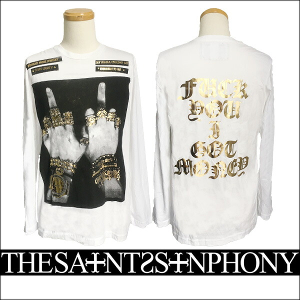 楽天市場】新作【THE SAINTS SINPHONY/セインツシンフォニー】ZERO TO THE SAINTS SINPHONY/セインツシンフォニーロンTホワイト