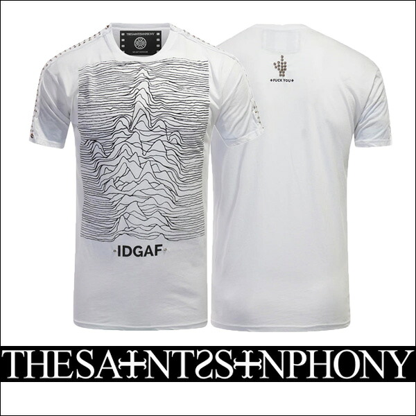 新作【THE SAINTS SINPHONY/セインツシンフォニー】IDGAF・Tシャツ（半袖・CREWネック・ホワイト・WHT）メンズ【送料無料】セインツシンフォニー2017年秋冬新作入荷！【インポート】【セレカジ】【正規品】 18,480円