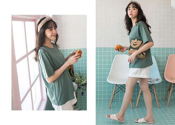 シンプル 授乳服 娘 息子 ママ 親子ペア ギフト トップスtシャツ 誕生日 レディース プレゼント 出産祝い リンクコーデ