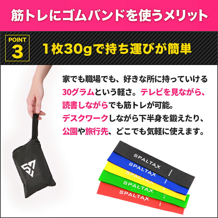 驚きの安さ まとめ トレーニング用ラバーバンドチューブ ピンク 20セット 送料無料 独創的 Centrodeladultomayor Com Uy