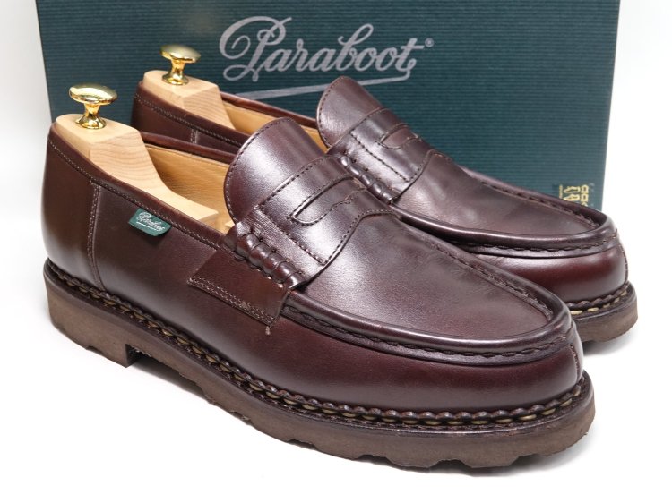 Paraboot パラブーツ REIMS ランス 6ハーフ 25.0cm 赤茶 【売り出し最