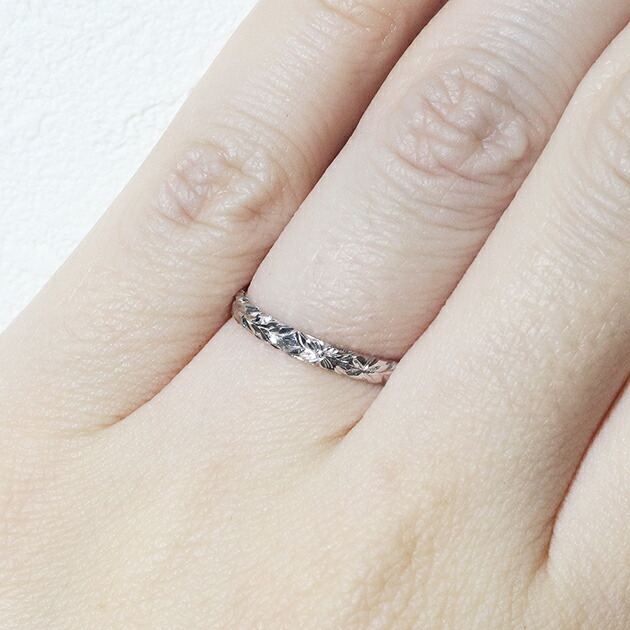 Pt900 プラチナ ハワイアンリング Ring ジュエリー プルメリア フラワー Hawaii 花 アクセサリー Pt900 プラチナ ハワイアンリング Ring ジュエリー プルメリア フラワー Hawaii 花 アクセサリー